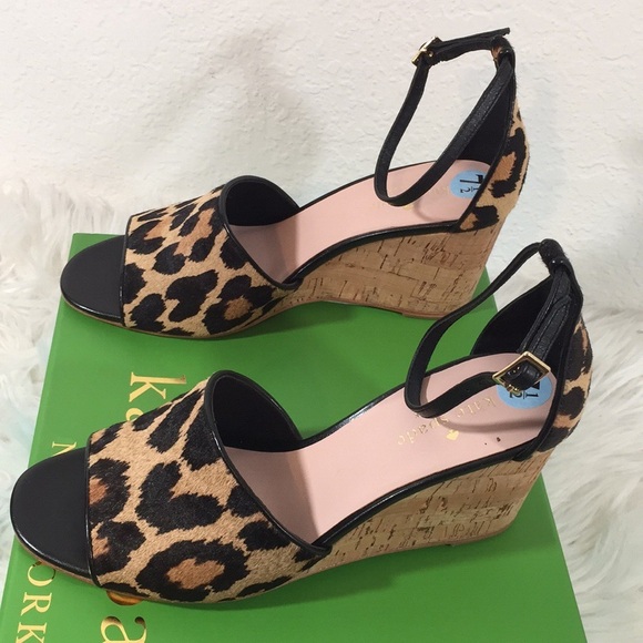 KATE SPADE NEW YORK LONNIE LEOPARD PRINT WEDGE - Picture 11 of 15